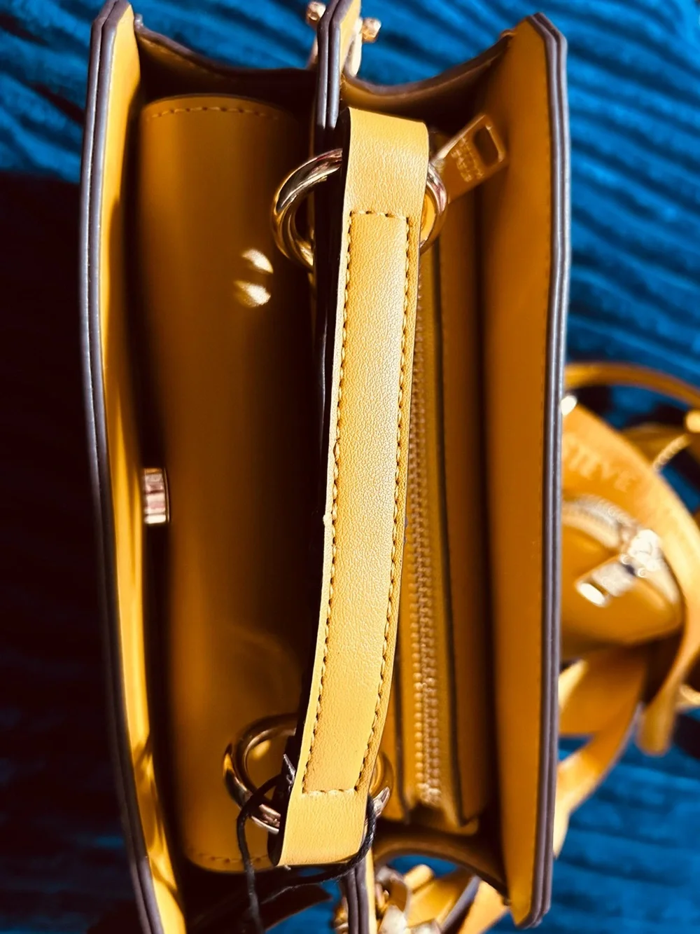 Steve Madden Crossbody Satchel- MERIGOLD